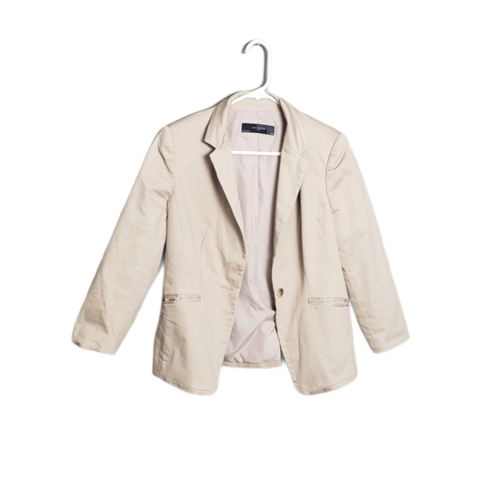The Limited Tan Shrunken Blazer